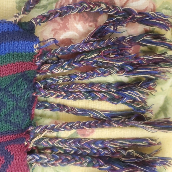 GEEGEE Women's Aztec Print Open Front Fringe Trim Waterfall Cardigan-Sz S/M - Picture 16 of 17